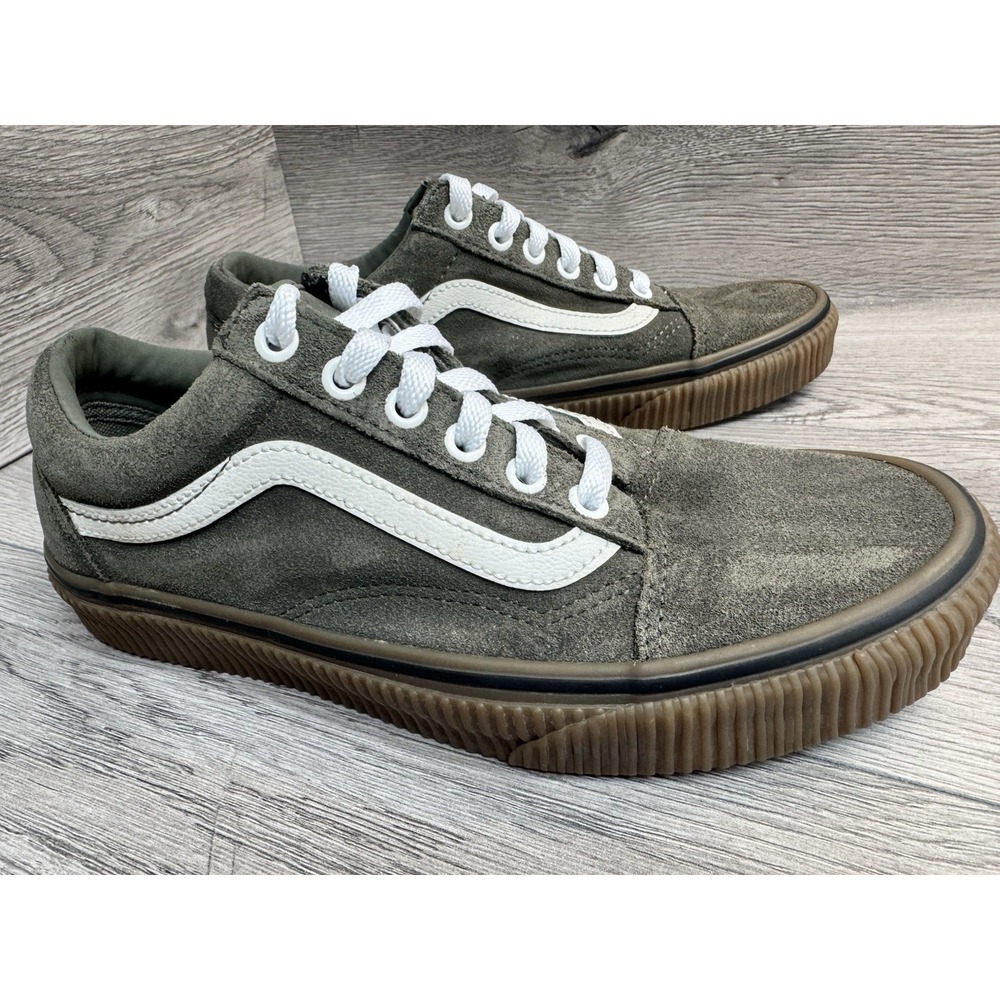 Vans Old Skool Embossed Forest Night/Gum Skate Sneakers Men's 6 ~ Women's 7.5 - Picture 2 of 9